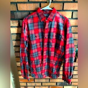 Bonobos Red and Gray Casual Button Down Shirt